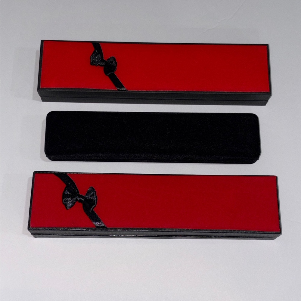 Lot of 3 velvet bracelet boxes EMPTY